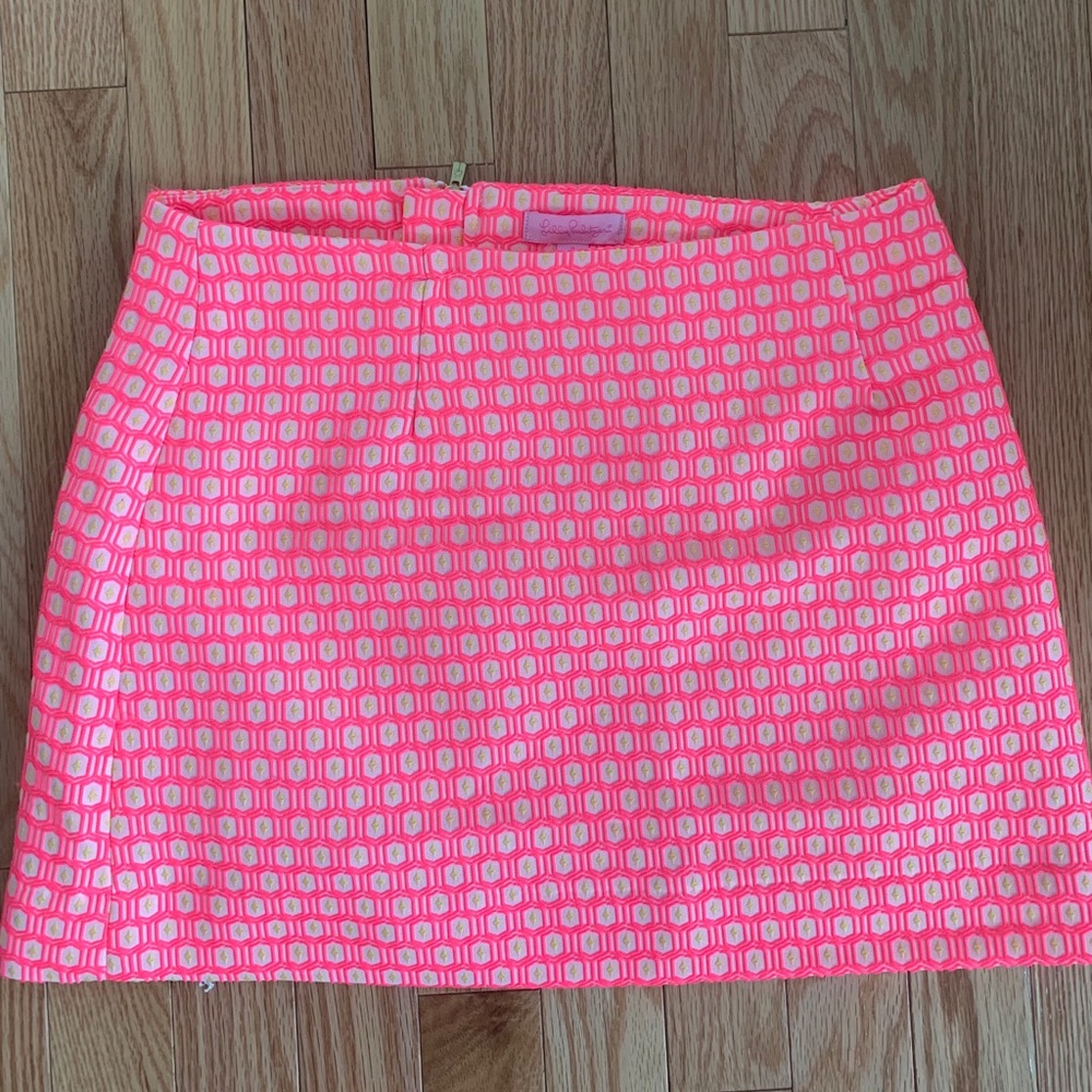 LILY PULITZER NEVER WORN PINK DETAIL SKIRT